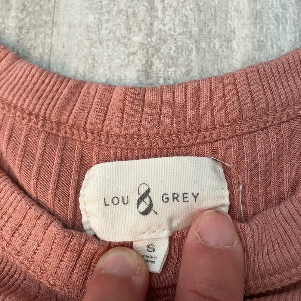 2 / $12 - Loft pink long-sleeve top - Picture 4 of 6